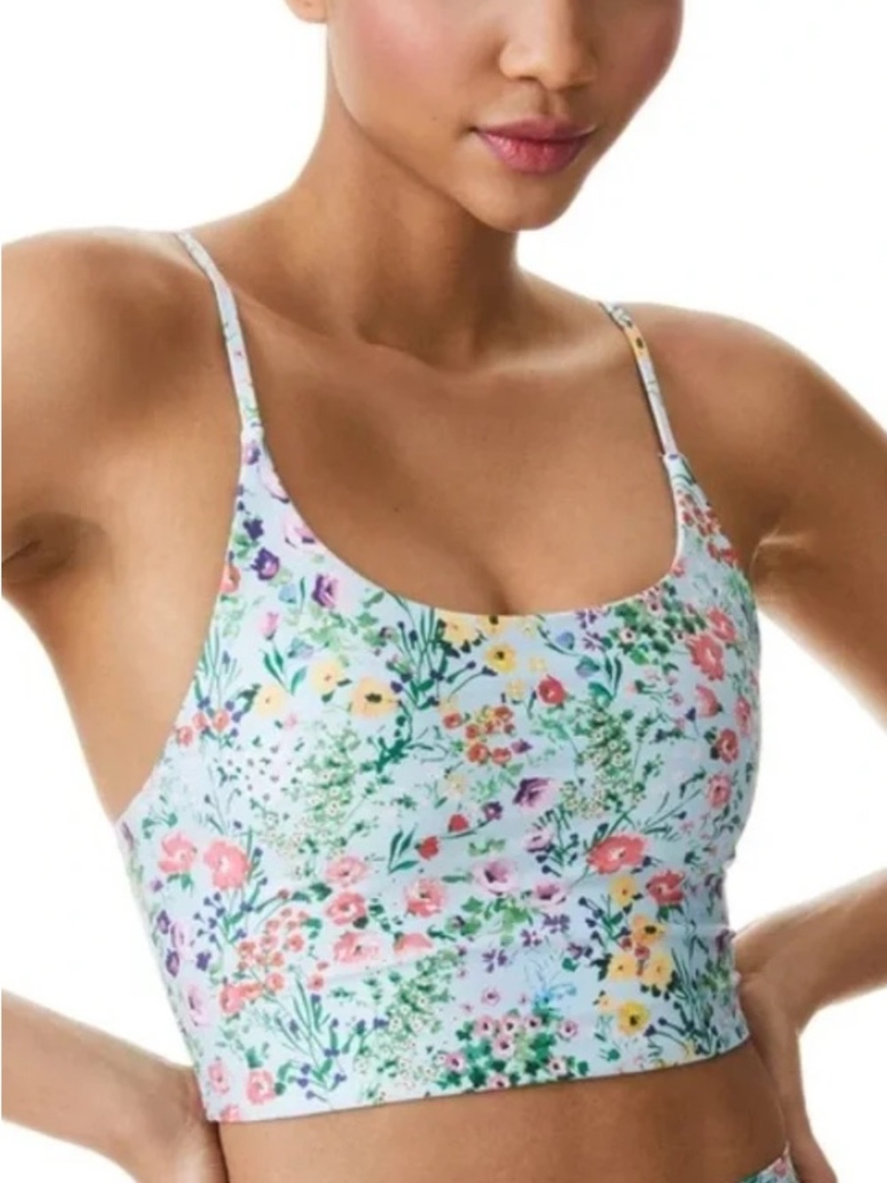 Alice + Olivia Floral Crop Cami Top – Size Small